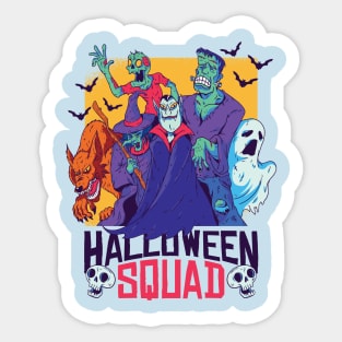 Halloween Squad Sticker